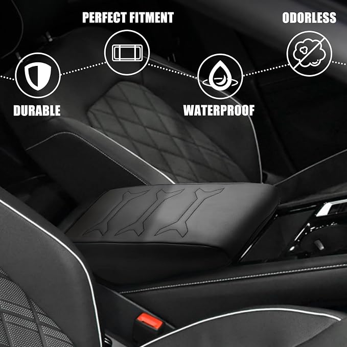 Muslogy for 2024 2025 Atlas & Cross Sport Center Console Pad Armrest Cover - Image 4