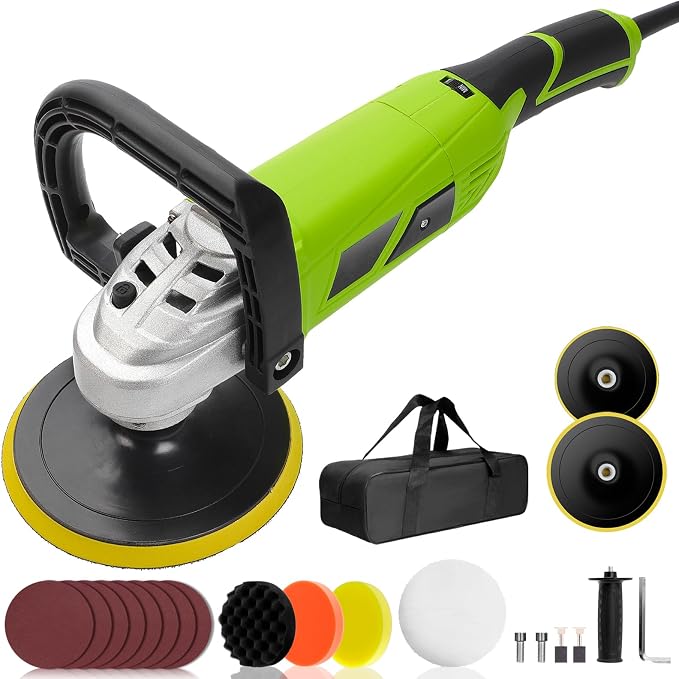 COMOWARE 1300W Professional Car Buffer Polisher by COMOWARE