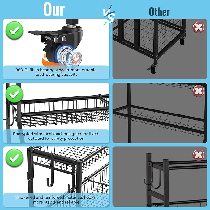 WUC Sports Equipment Organizer - Image 5