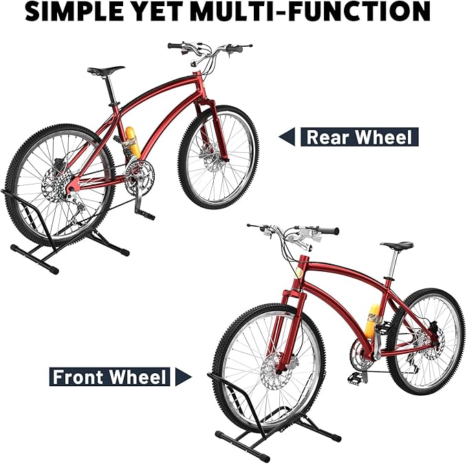 UNITEDPOWER Bike Floor Stand, Adjustable Freestanding Bicycle Storage Parking - Image 4
