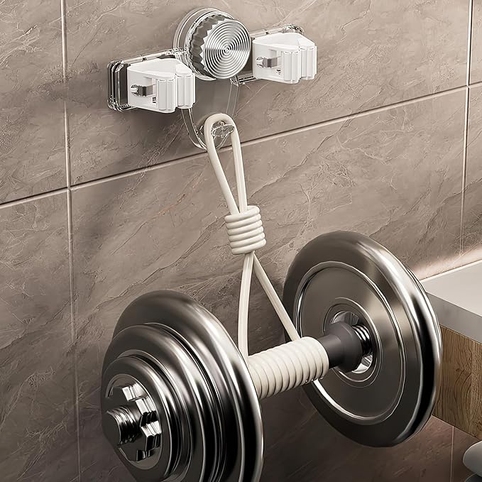 2PCS Broom Holder Mop Hanger, No punching required Broom Hanger Organizer - Image 6