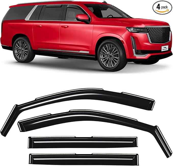 Voron Glass in-Channel Extra Durable Rain Guards by VoronGlass-highqualityautoaccessories