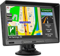 GPS Navigator for Car, Latest 2025 Map, 9 inch Touch Screen Real Voice Spoken by AWESAFE