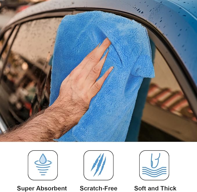 Shimeyao 30 Pcs Edgeless Microfiber Plush Towels - Image 4