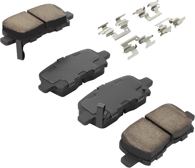 Premium Ceramic Rear Brake Pads Compatible - Image 2
