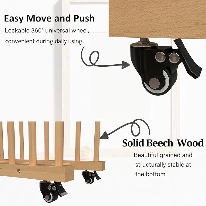Art Storage Rack, Wood Art Drying Storage Stand - Image 4