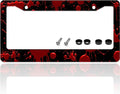 Red Blood Drop License Plate Frame Blood Spatter License Plate Holder by TINALUIN