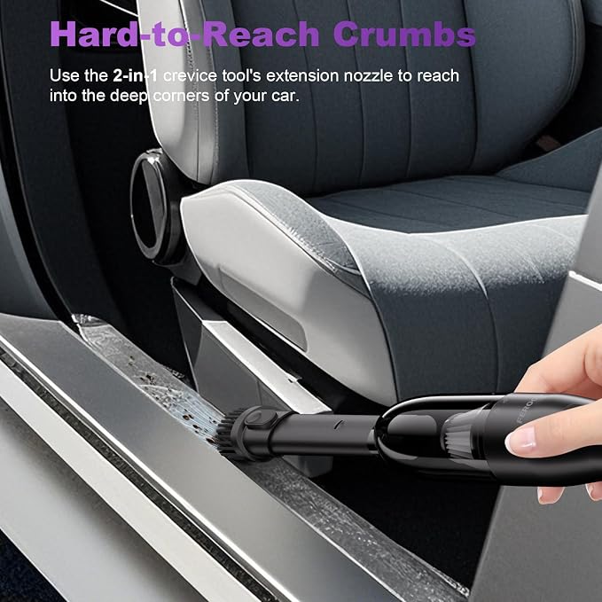 Handheld Vacuum Cordless Cleaner, 0.86 Lb Ultra-Lightweight Car Vacuum Portable - Image 7