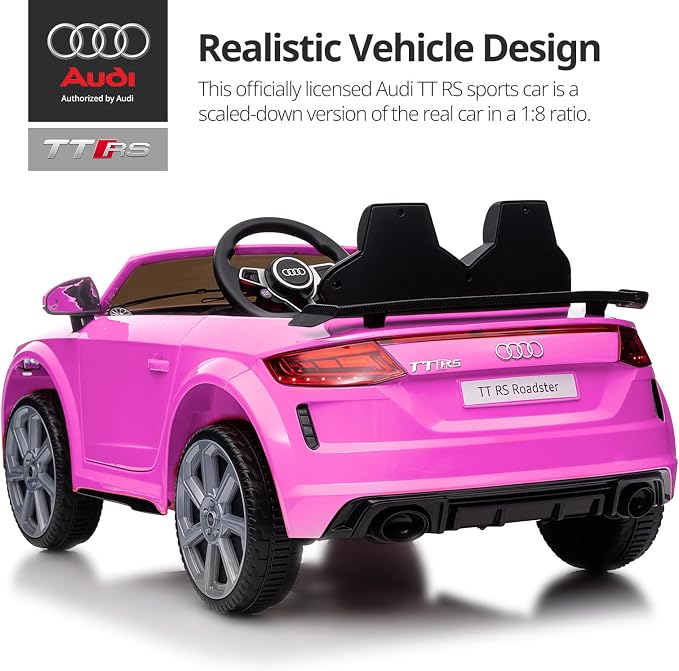 Electric Car for Kids, Licensed Audi 6V Kids Ride on Car Toy for Toddlers - Image 5