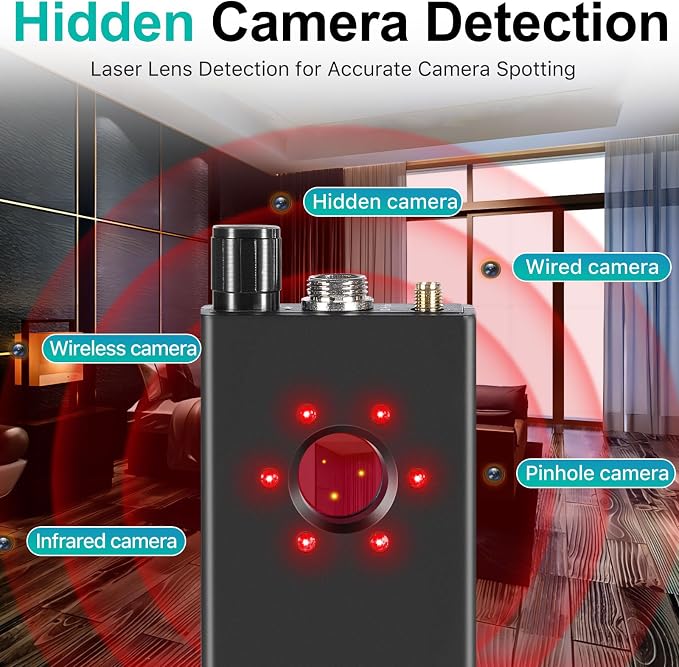 JMDHKK Hidden Camera Detector, Bug Detector & GPS Tracker Detector – RF - Image 4