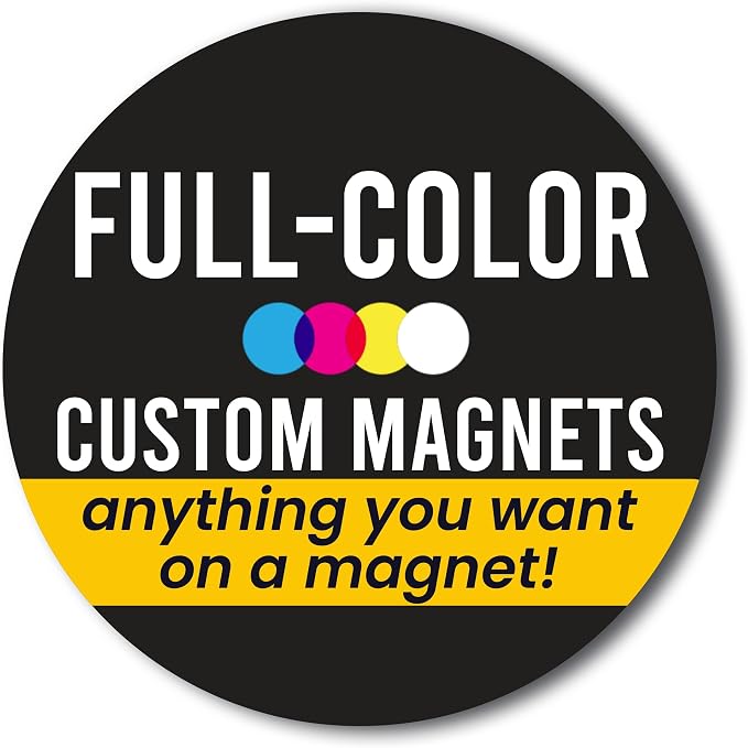 Magnet Me Up Customizable 30 Mil Round Magnet- 5” Weatherproof Car Magnet - Image 8