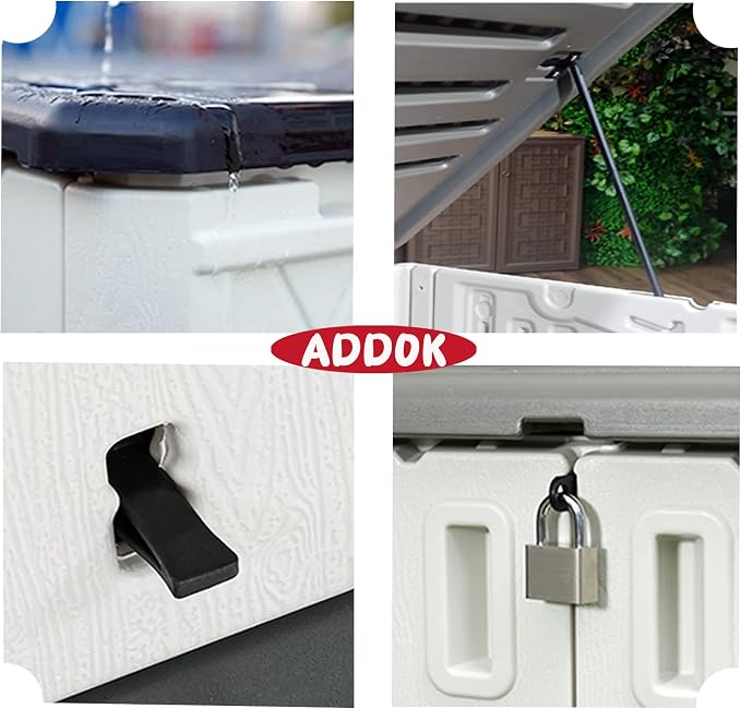 ADDOK Horizontal Storage Shed Outdoor - Image 6