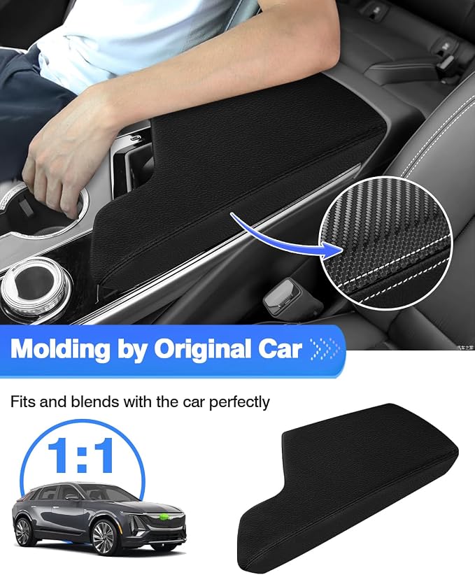 Autorder Center Console Cover for 2023-2025 2026 Cadillac Lyriq Accessories - Image 3
