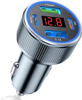iPhone 16/15 Car Charger Adapter, 78W 4 Port USB C Car Charger by AGEK