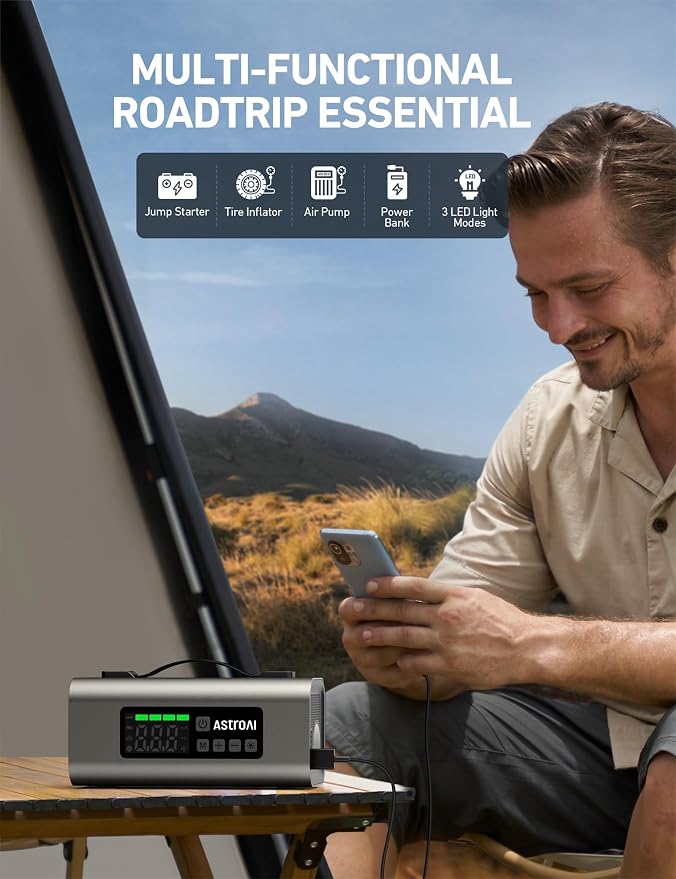 AstroAI Portable Car Battery Jump Starter - Image 3