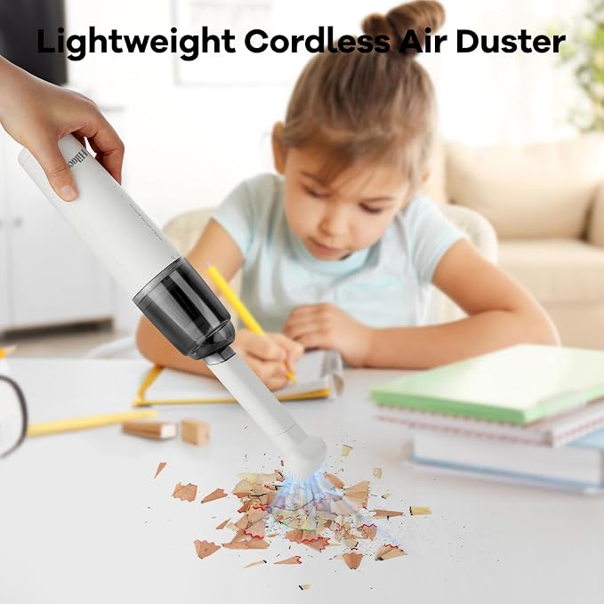 Mini Vacuum Cleaner Cordless, Portable Keyboard Vacuum Cleaner, Wireless - Image 6