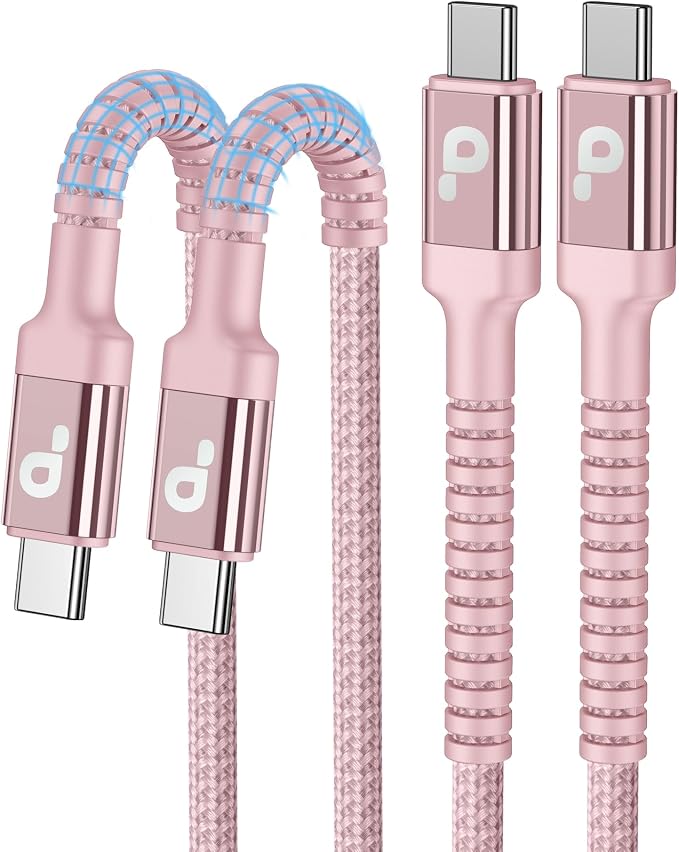 USBC Cables 6FT, Long USB C Fast Charging Cable Nylon Braided USBC iPhone by PRAKIE