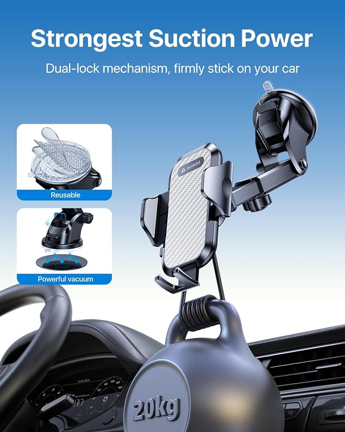 andobil Car Phone Mount Cell Phone Holders - Image 3