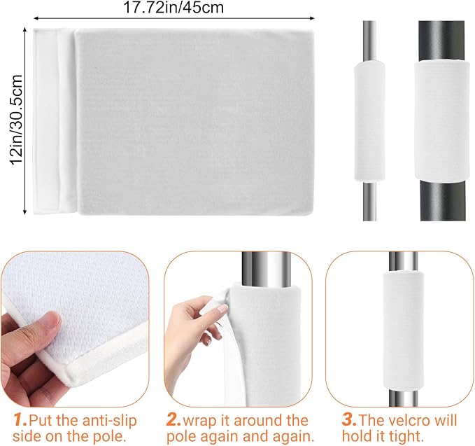 YeeBeny 4pcs Basement Pole Wrap, Garage Pole Padding - Image 2