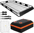 WEIZE 64" x 39" x 5" 200lb Heavy Duty Roof Rack Carrier Basket by WEIZE