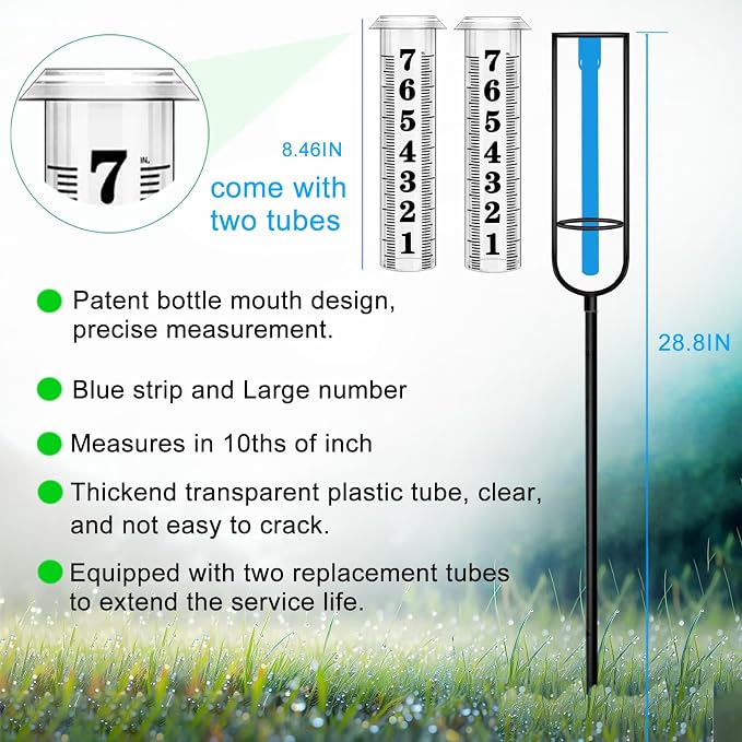 Rain Gauge Outdoor, Freeze Proof Rain Gauges Outdoors Best Rated, Rain Water - Image 3