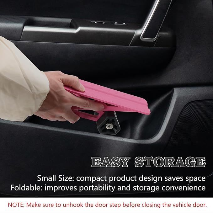 COWVIE Foldable Car Door Step Stand Pedal - Image 7