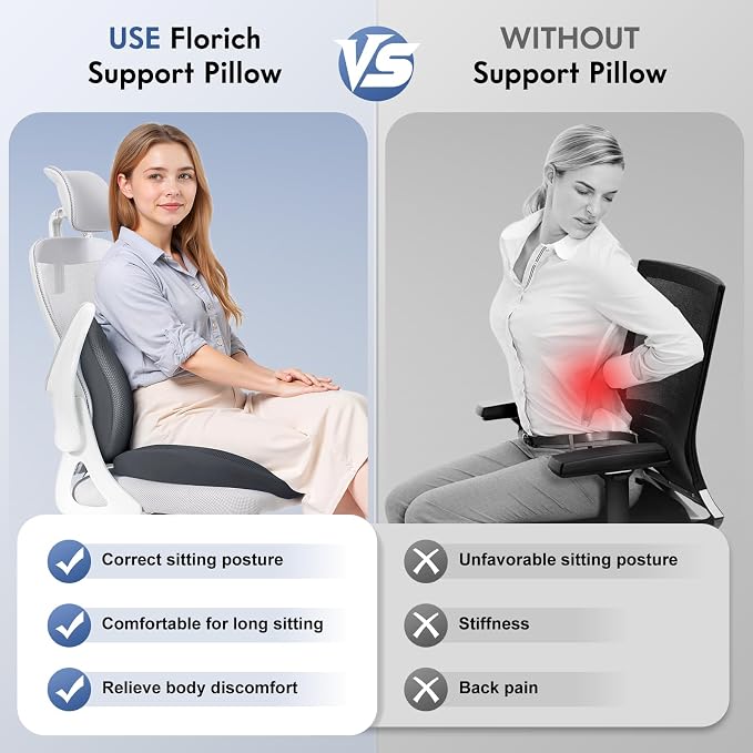 FLORICH Seat Cushion and Lumbar Support Pillow - Image 5