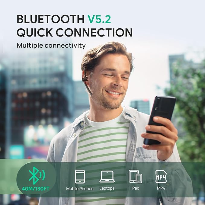 Yealink Bluetooth Headset BH71, Wireless Bluetooth Earpiece - Image 2