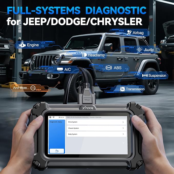 XTOOL IP500 for Jeep OBD2 Scanner, Full Systems Bi-Directional Scan Tool for - Image 2