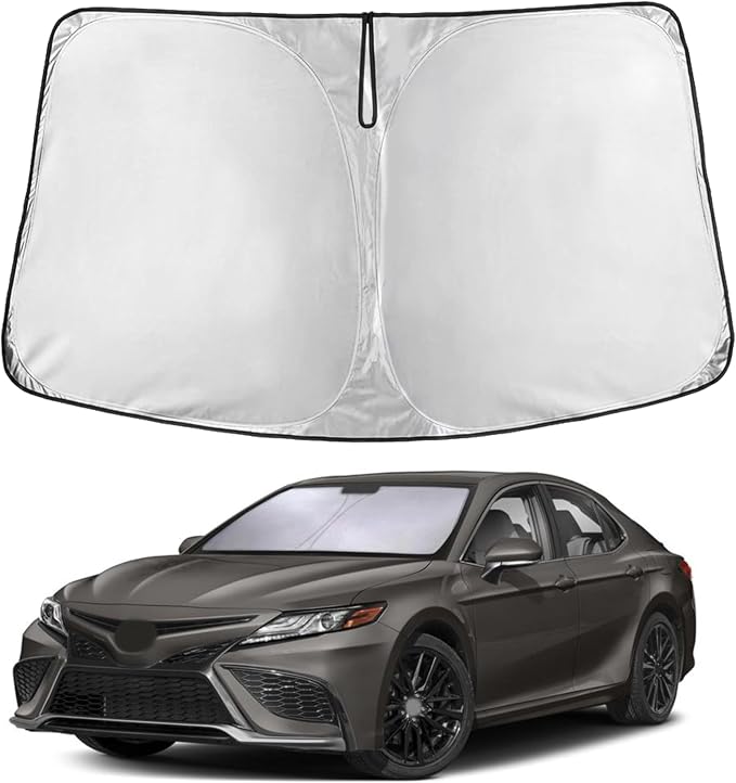 Econour Windshield Sun Shade for 2018-2025 Toyota Camry Custom Fit Sun Shield by EcoNour