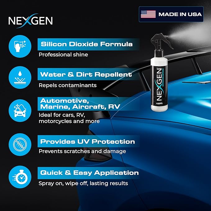 Nexgen Ceramic Spray Silicon Dioxide — Easy to Apply, Ceramic Coating Spray — - Image 4