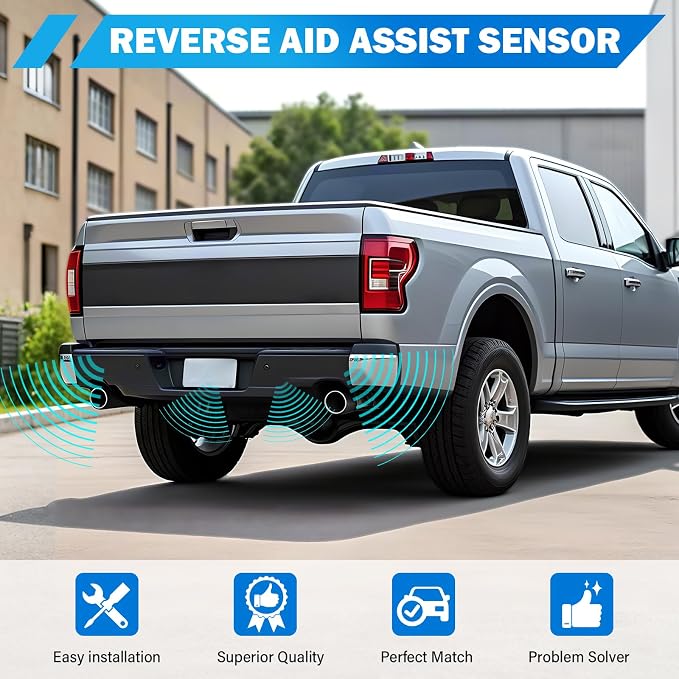 4 Pack Backup Rear Parking Aid Assist Sensor Compatible - Image 5