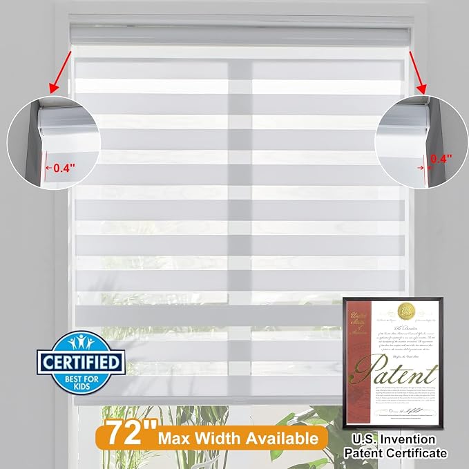 Persilux Zebra Cordless Roller Shades - Image 4