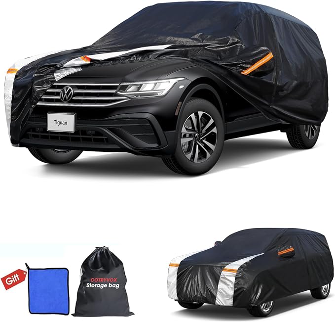 Volkswagen Tiguan Car Cover 100% Waterproof All Weather, Gift by FocusonQualityServiceHear