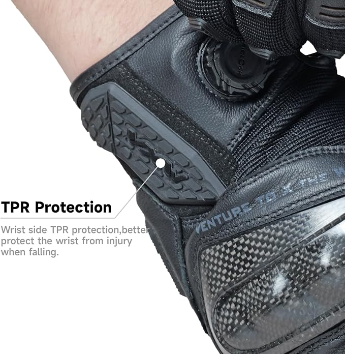 VXW High Protection Motorcycle Gloves - Image 9