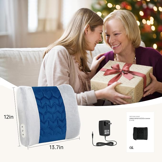 CILI Lumbar Support Pillow for Office Chair, Heated Back Support - Image 6