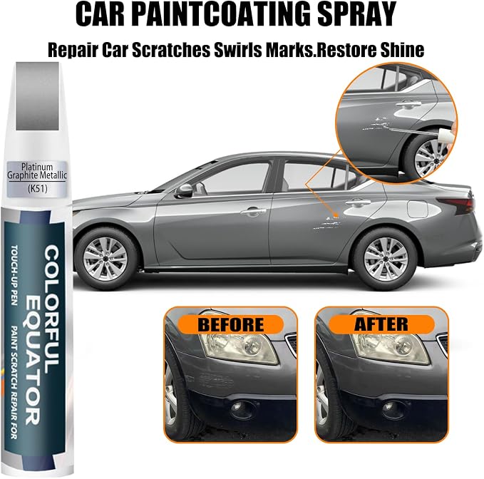 K51 Platinum Graphite Metallic Touch Up Paint - Image 3