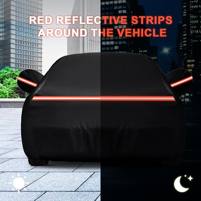 for Dodge Charger Car Cover Waterproof All Weather, 6 Layers Car Cover - Image 7