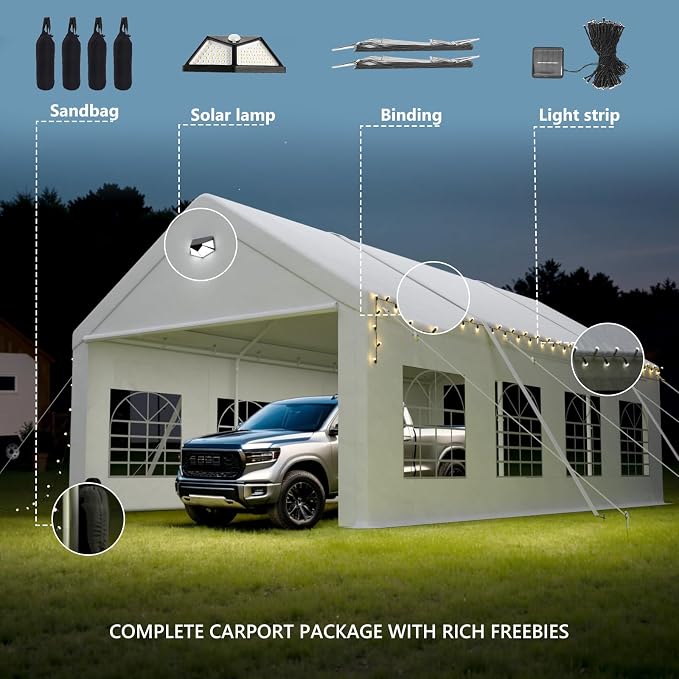 Carports 10X30 Heavy Duty, Car Ports - Image 3