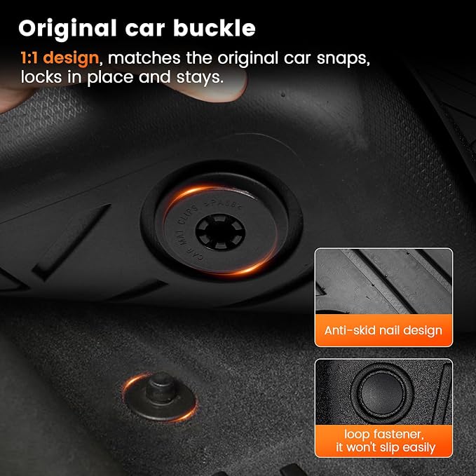 KMF Custom Fit Floor Mats for Nissan Kicks 2025 2026 S/SV/SR Accessories - Image 3