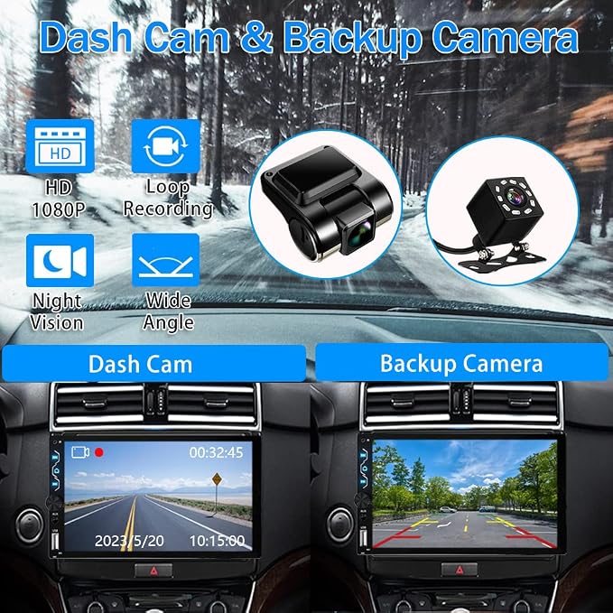Leadfan Double Din Car Stereo - Image 2
