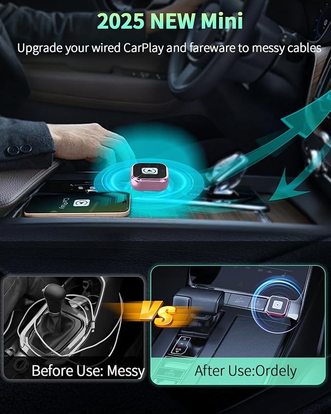 Wireless CarPlay & Android Auto Adapter 1-Inch - Image 4