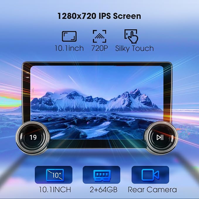 10.1" Wireless CarPlay & Android Auto Car Stereo - Image 6