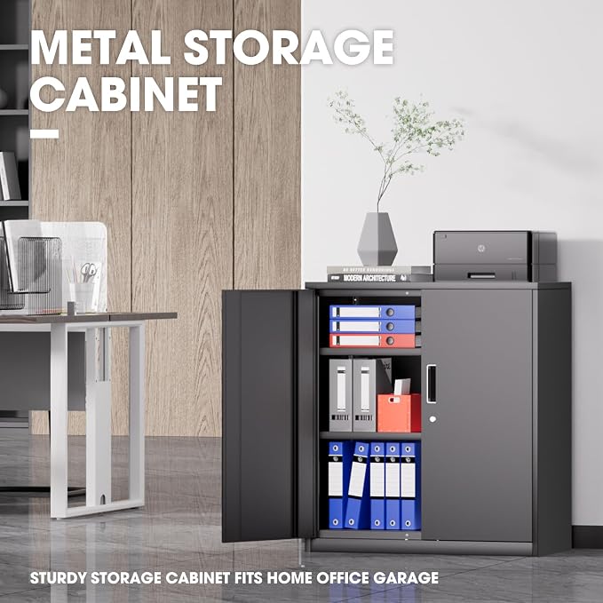 DNA MOTORING Metal Storage Cabinet, Metal Cabinet Heavy Duty Utility Cabinet - Image 5