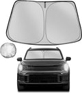 Windshield Sun Shade for 2024-2025 Kia EV9 Foldable Sun Sunshade for Car Front by Fonowka