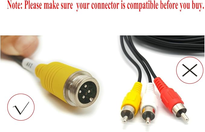Bus Truck Vehicle Backup Cameras Wide View Angle cab cam Rearview Reverse - Image 9