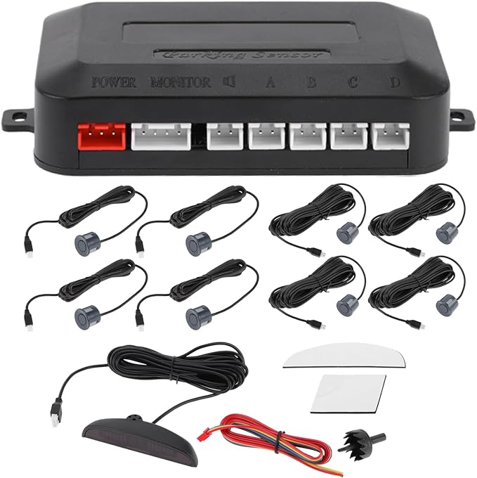 Motoforti Universal Car Auto Vehicle Reverse Backup Radar System Reverse by MOTOFORTI