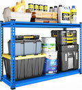 48" W Garage Shelving Heavy Duty, 1000LBS Loads Adjustable Garage Storage by SDXYSTCE