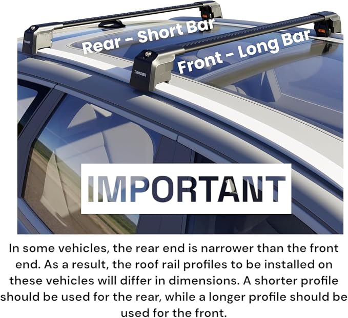 Catch USA Car Roof Rack Cross Bars - Image 7