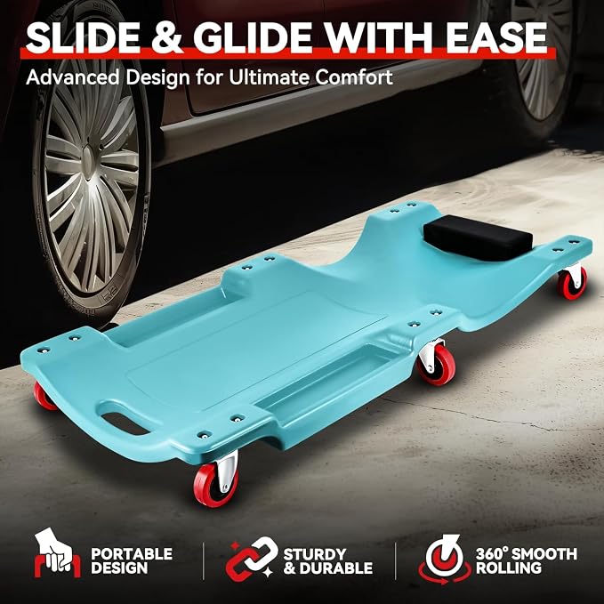 Auto Dynasty 36 Inches Mechanic Creeper, Automotive Garage Repair Low Profile - Image 3